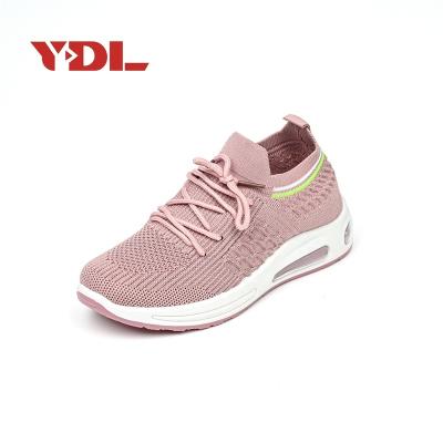 China New Design Fashion Fly Woven Comfortable Casual Women'S Shoes For Everyday Wear Comfortable Ladies Sneakers for sale