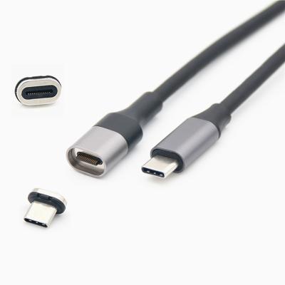 China Camera factory specializing in production type C cable Usb C cable magnetic palladium charging cable for Macbook laptop mobile for sale