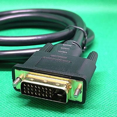 China Camera DVI to HD cable can be connected to display in two directions, DVI 24+1With nut for sale