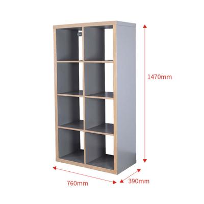 China Factory Direct White Wooden MDF Storage Shelf Bookshelf(The Other)Adjustable For Bedroom for sale