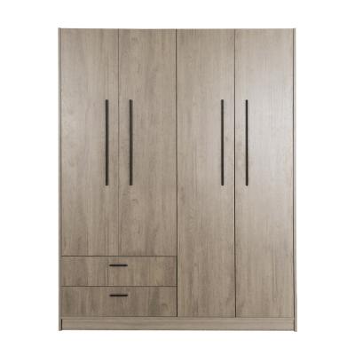 China Modern Convertible MCF Rack Wardrobe with 4 Doors 2 Drawers - Model MCWBE003MGY for sale