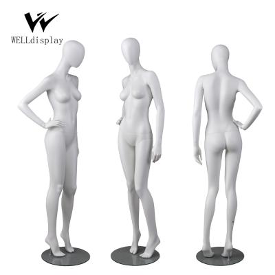 China More Fashion High Quality Senior Fiberglass Egg Size Female Mannequin For Sale for sale