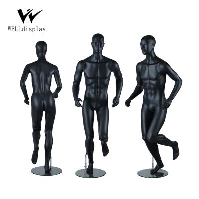 China HEAD EGG Muscle Men Sports Plus Size Running Male Display Mannequin for sale