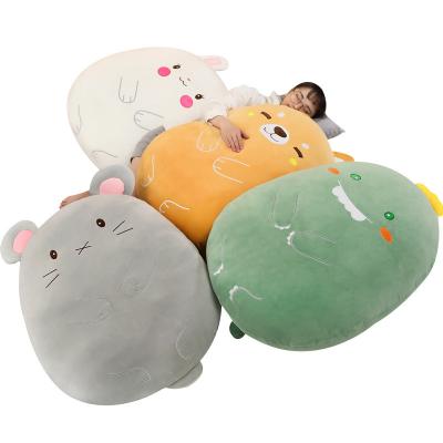 China Huge Soft White Shiba Inu Rabbit Mouse Dinosaur Plush Pillow Custom Cute Stuffed Toy Doll Large Big Gift for sale