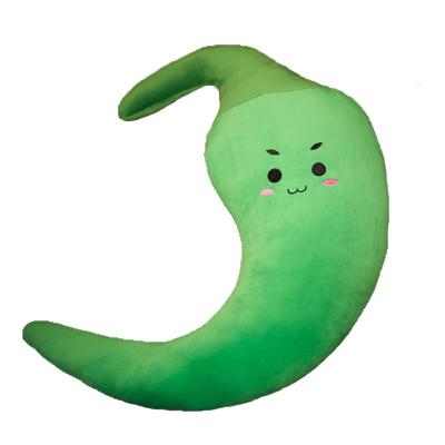 China Large Green Red Yellow Pepper Chili Plush Toy Soft Custom Stuffed Big Plush Toy Gift Pillow for sale