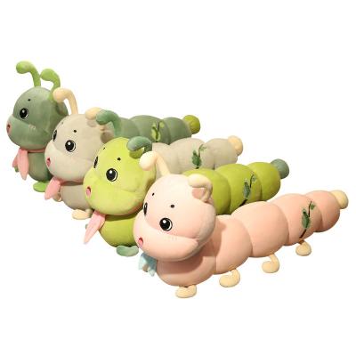 China Creative Animal Worm Doll Long Gift Pillow Carpenterworm Plush Toy Custom Stuffed Large for sale