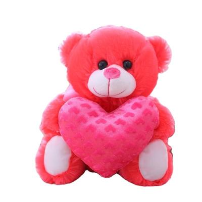 China Valentine's Day Gift Teddy Bear Plush Toy Love Pillow Rose 35cm Animal Stuffed Toy Logo Custom Stuffed Comfort Plush Toy Bear Stuffed for sale