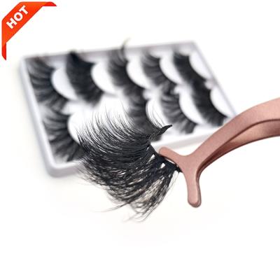 China 3D New Fashion 100% Full Test Natural Soft Full OEM Accept Siberian Mink Eyelash Extensions 25Mm Wholesale From China for sale