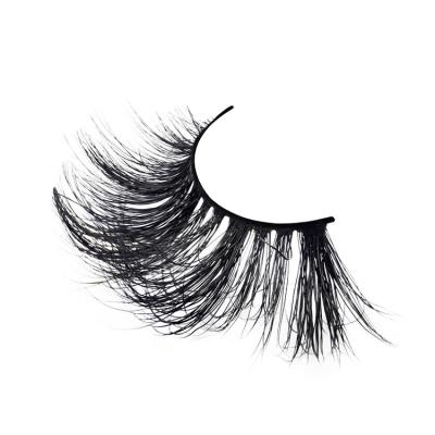 China Nature's Private Label 25MM Fake Lashes Cruelty Free Blend Mink Cluster Eyelashes Soft Fluffy for sale