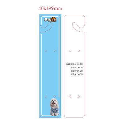 China Sustainable factory production and wholesale pet supplies tag hanger color card for sale