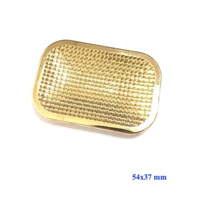 China Shoe Buckle Fashion Zinc Alloy Shoe Buckles Square Lady Buckles For Shoes for sale