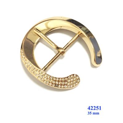 China New Arrival Metal Shoe Buckle Gold Plated Shoe Pin Buckles Ladies Shoe Accessories for sale