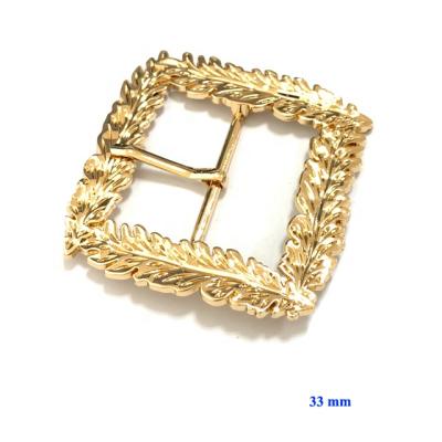 China Shoe Buckle Fancy Women Shoe Accessories Metal Shoe Pin Buckles Big Size 33 mm for sale