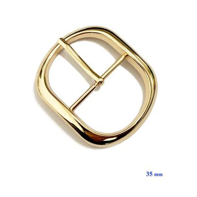 China Zinc Alloy Shoe Buckle Big Size Gold Color Ladies Sandal Decoration Shoe Buckles for sale