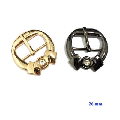 China Shoe Buckle Metal Shoe Pin Buckles 26 Mm for sale