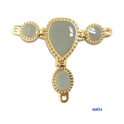 China Shoe Buckle Fancy Metal Ladies Sandal Chain Accessories for sale