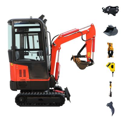 China Mini Digger Mini Crawler Building Material Excavator Stores 1 Ton Mini Excavator Digger For Sale for sale