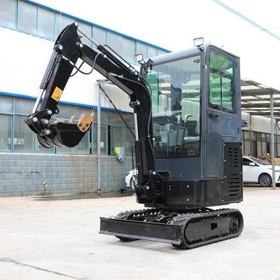 China Construction material shops china small hydraulic crawler mini excavator 1 ton 1.5 ton mini machine digger trailer micro excavator price for sale