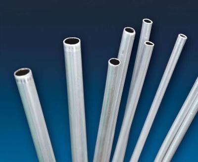 China Flexible Construction Aluminum Extruded Tubes Round / Square / Rectangular Shaped for sale