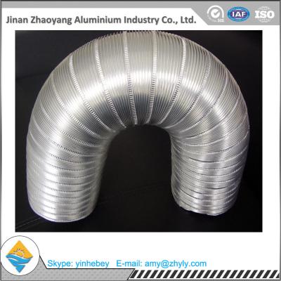 China Aluminum Foil Semi - Rigid Corrugated Pipe / Aluminum Foil Ventilation Pipe for sale