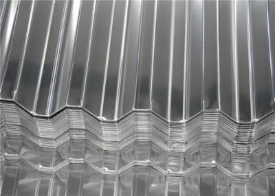 China Aluminum Magnesium Corrugated Roof Panels / Metal Roofing Sheet Width 500 - 1500 mm for sale