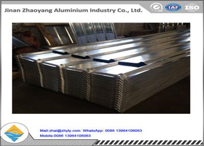 China 1050 1060 Corrugated Aluminum Panels Embossed Aluminum Ridge Tile YX24-210-840 for sale