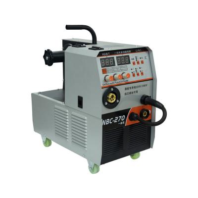 China NBC-270 PORTABLE MIG/MAG/MMA/TIG Welding Machine for MIG welders with integrated wire feeder for sale