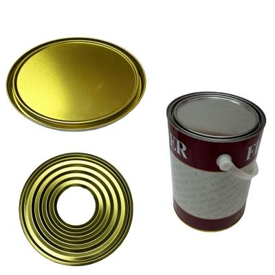 China Metal Non-Refillable Lid Bottom Ring For 1 Quart Paint Can Lined for sale