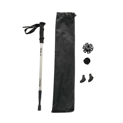 China Perfect for Hiking Adjustable Ultralight Carbon Fiber Nordic Trekking Poles Flip-Lock Cork Grip Walking Stick for sale