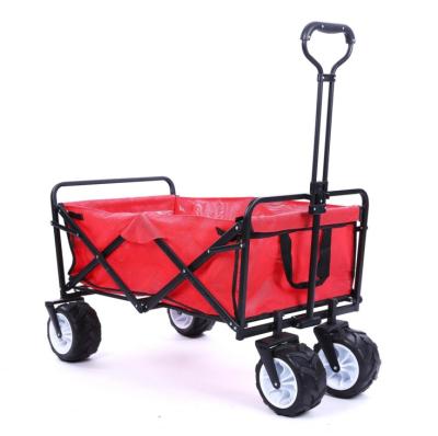 China 2021 Newest Industrial Folding Traction Hand Cart Garden Cart Beach Cart Foldable Cart for sale