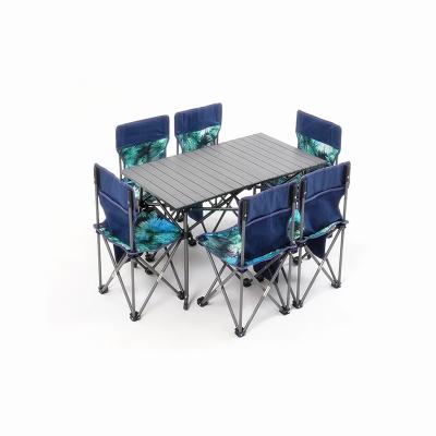 China Modern Goodwin Protable chair and table set camping folding outdoor table and chair set for travel picnic for sale