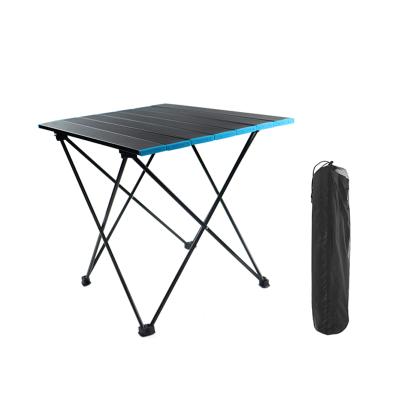 China Portable Folding Picnic Table Camping Table, Ultralight Small Folding Table With Aluminum Table Top And Carry Bag for sale