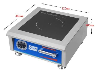 China Commercial 5KW 220V Stainless Steel Single Head Magnetic Control Commercial Induction Cooker for sale