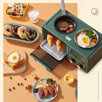 China New Household 3in1 Household Breakfast Maker Bread Machine Coffee Burner Breakfast Machine for sale