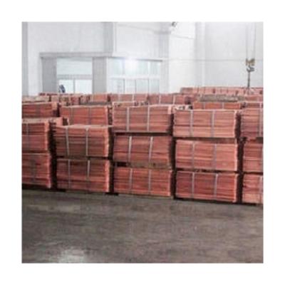 China Factory Direct Hot Selling Chinese Copper Cathode / Each Copper Sheet 125kgs Copper Cathodes Plate Weight For Valves And Gaskets for sale