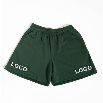 China OEM Breathable High Quality Mens Plain Shorts Green Sporty Shorts Vintage Classic Blank Shorts Custom Mens Basketball Shorts POWER31 for sale