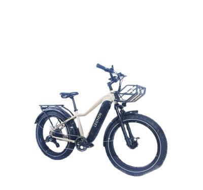 China Aluminum Alloy 26 Inch Hidden Battery Fat Tire Electric Bicycle 48V 750W For North American Market for sale