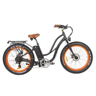 China Newest 26inch 500W 13Ah 48V Multifunctional Fat Beach Electric Bike For Adult for sale