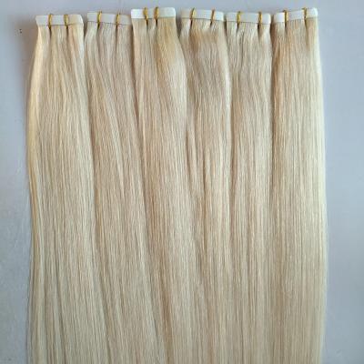 China Wholesale Silky Straight Double Drawn Wave 100% Remy Hair Extension Tape Invisible Brazilian Hair Double Sided Tape In Hair for sale