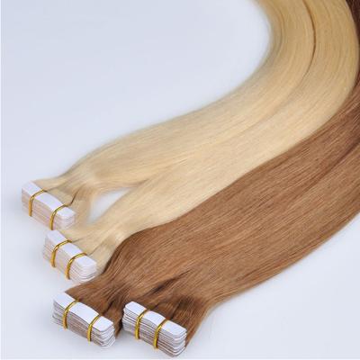 China Wholesale Silky Straight Wave Remy Hair Invisible Seamless Double Sided Tape In Hair Extensions UK for sale