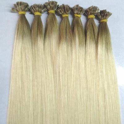 China European Silky Straight Wave Hair Nail Tip Hair U Tip Hair Extension for sale