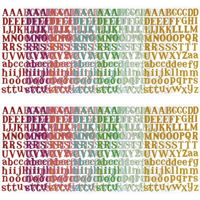 China Cartoon Sticker Font Vinyl DIY Self Adhesive Sticker Alphabet Letters Stickers to Cartoon Sticker Card for sale