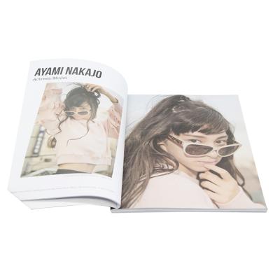 China paper & Custom High Quality Cardboard China Soft Cover A4 Magazine Book Printing for sale