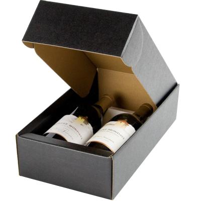 China Glass Recyclable Wholesale Luxury Gift Box Packaging Paper Wine Boxes For Wine Package for sale