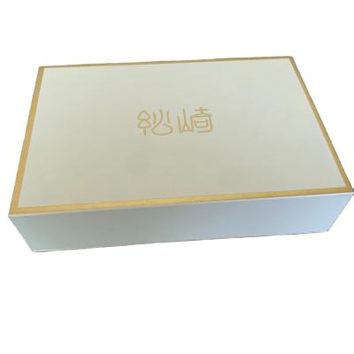 China Handmade Fancy Gift Packaging Box Custom Logo Printed With PVC Tray for sale