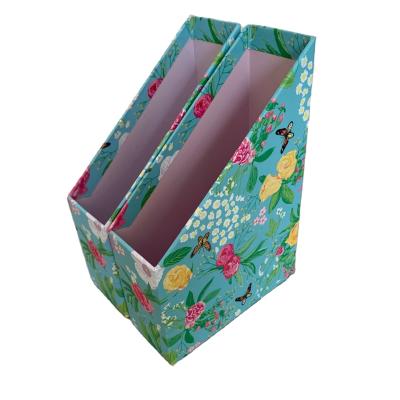 China Pretty Recyclable Customized Paper Storage Boxes For Girls In Office And School for sale