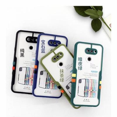 China Two Transparent Ultra Thin In On The Case Funda Transparent Dos En Un Para Soft Telefono For LG K41S Phone Cover for sale