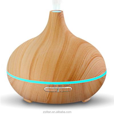 China 300ml Household Cool Mist Humidifier Ultrasonic Oil Diffuser with 7 Color LED Lights for sale