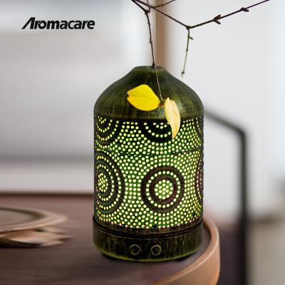 China Art Cover Aromacare 100ml Metal Iron Humidifier Aroma Essential Oil Metal Iron Diffuser for sale