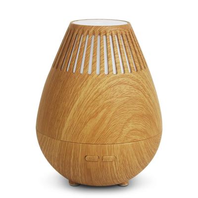 China Household 150ml USB Quiet Natural Wooden House Essential Oil Aroma Diffuser Ultrasonic Diffuser for sale